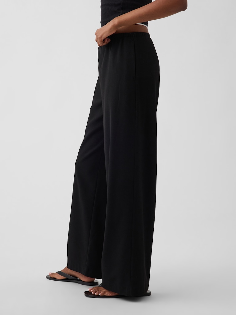 Easy Wide-Leg Pants