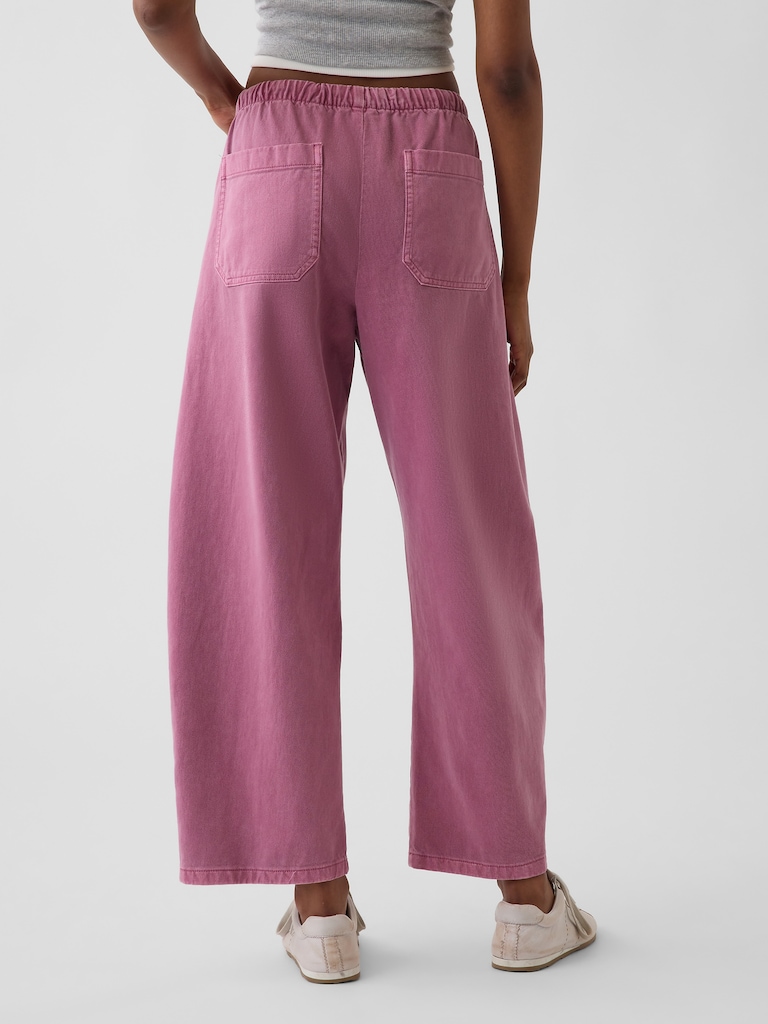 Easy Double-Knee Barrel Pants
