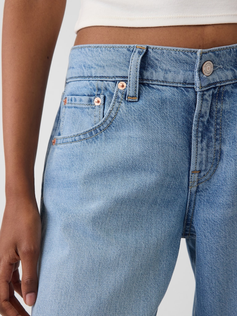 Low Rise UltraSoft Stride Wide-Leg Jeans