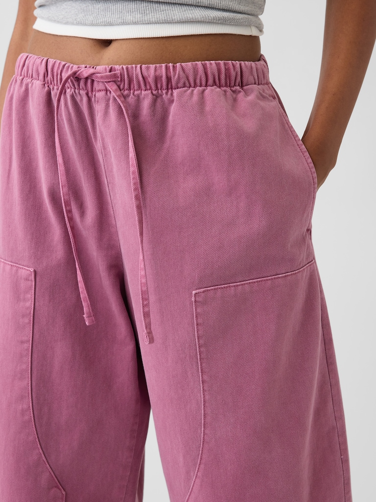 Easy Double-Knee Barrel Pants