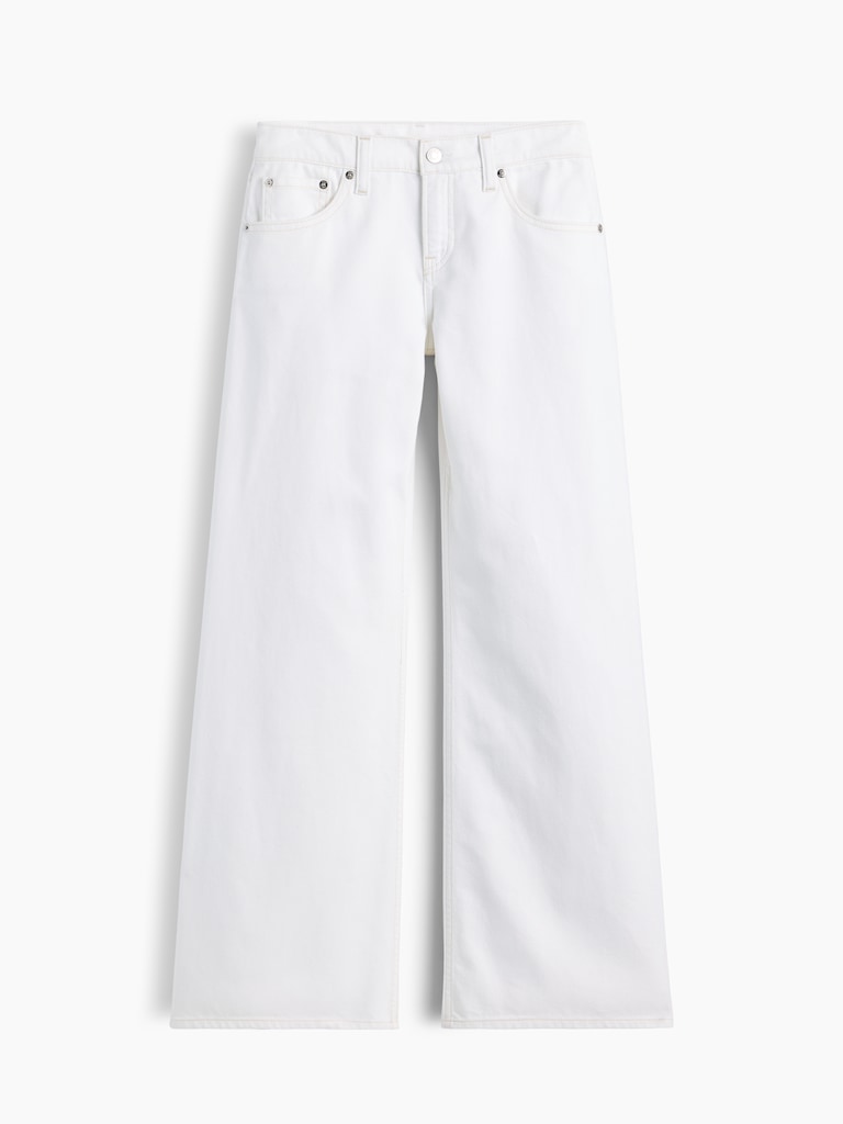 Low Rise UltraSoft Stride Wide-Leg Jeans