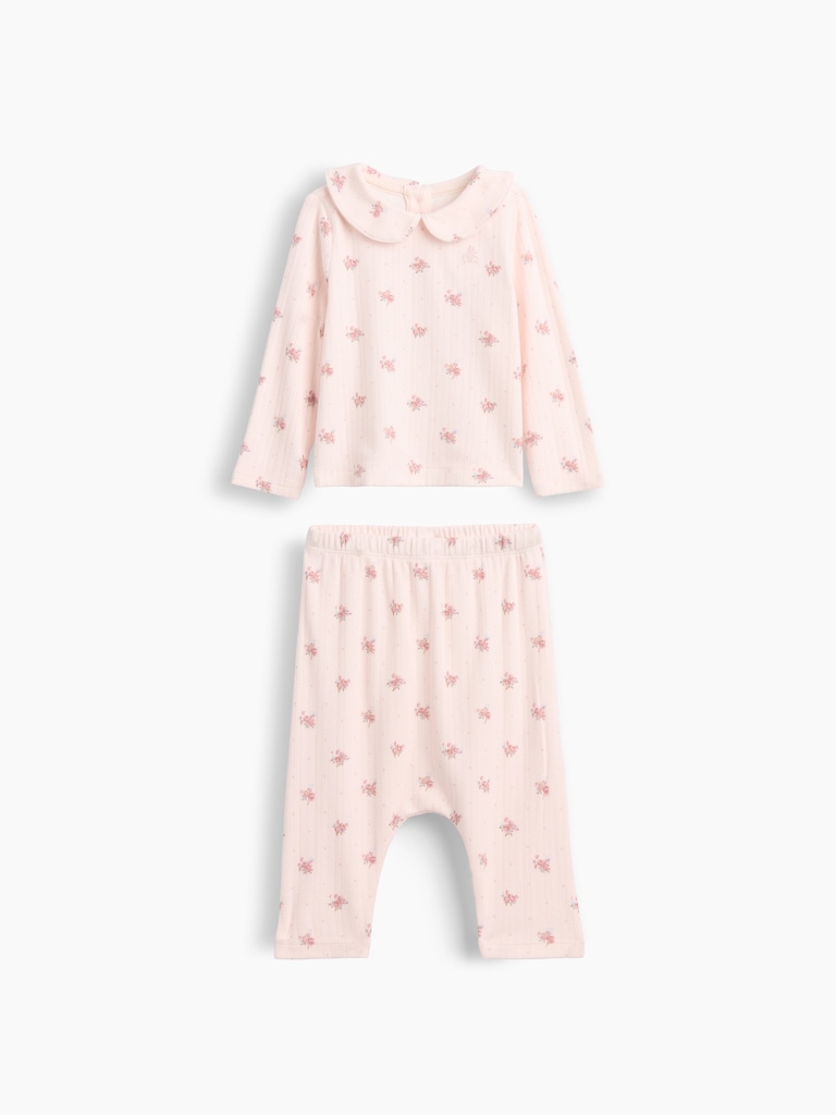 Baby Softspun Pointelle Outfit Set