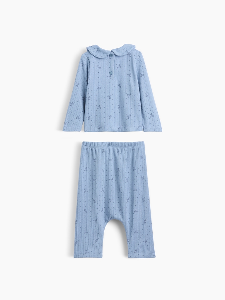 Baby Softspun Pointelle Outfit Set