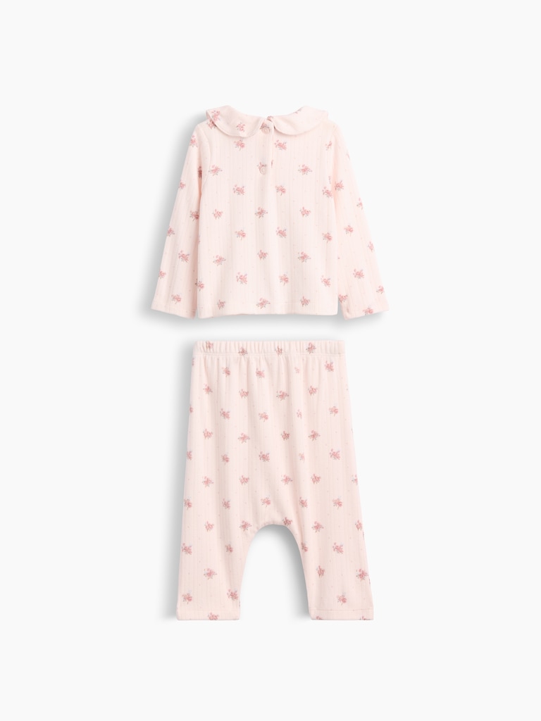 Baby Softspun Pointelle Outfit Set