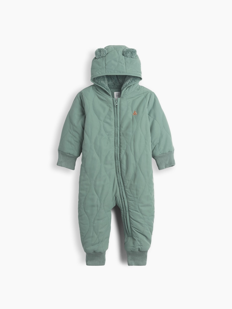 Baby Quilted Sherpa One-Piece