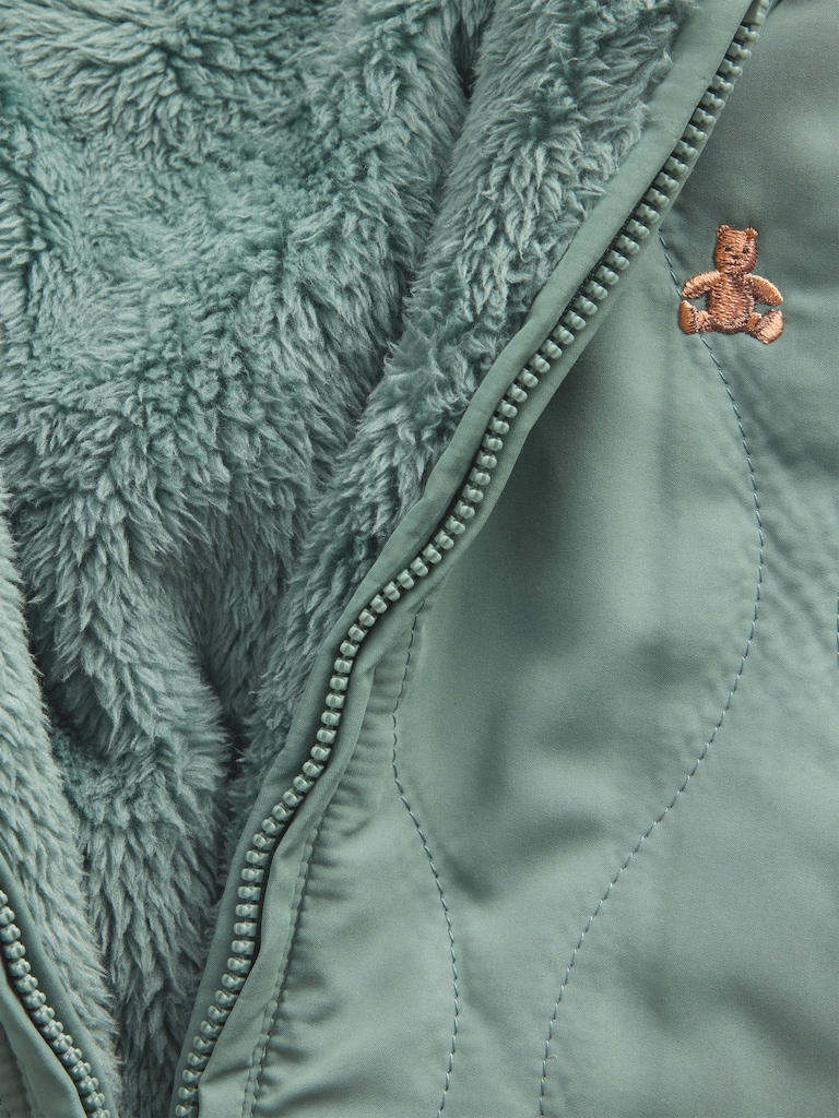 Baby Quilted Sherpa One-Piece
