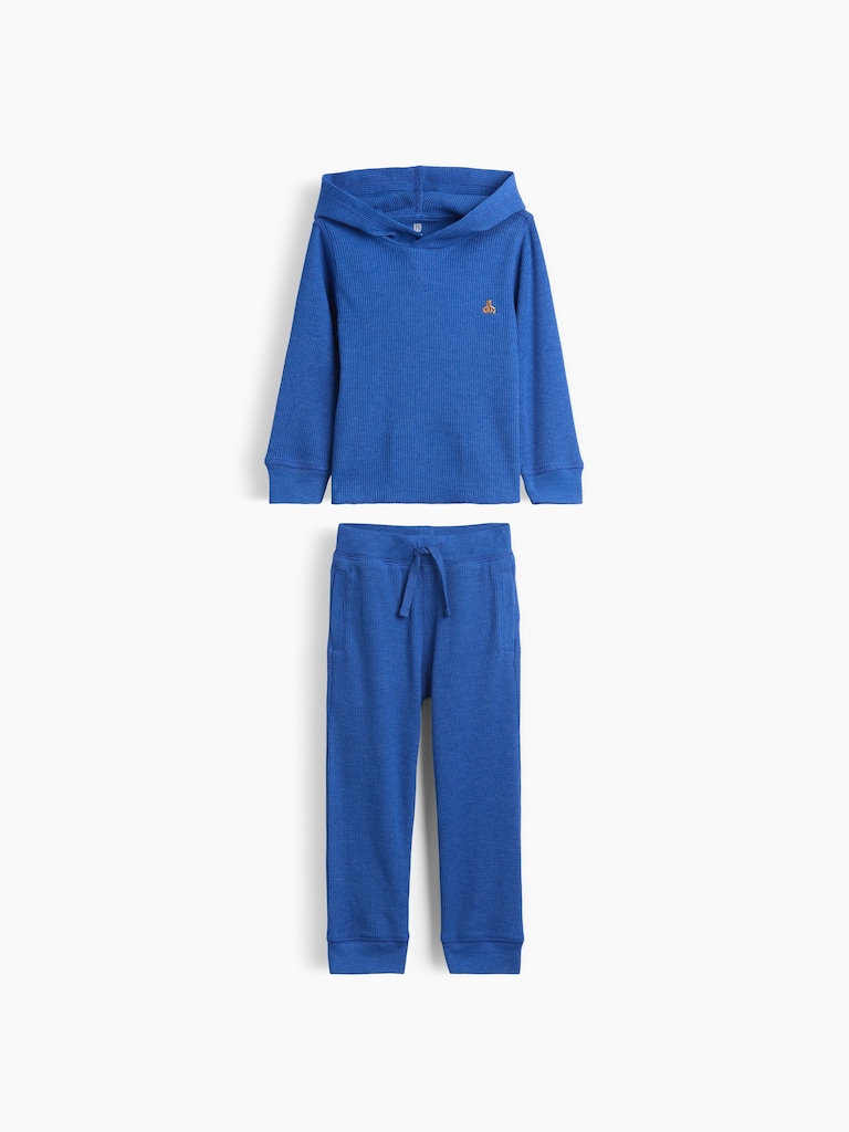 Baby & Toddler Thermal Hoodie Outfit Set