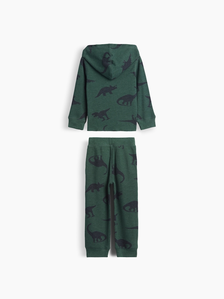 Baby & Toddler Thermal Hoodie Outfit Set