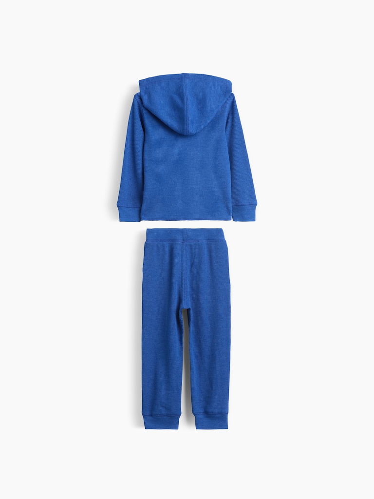 Baby & Toddler Thermal Hoodie Outfit Set