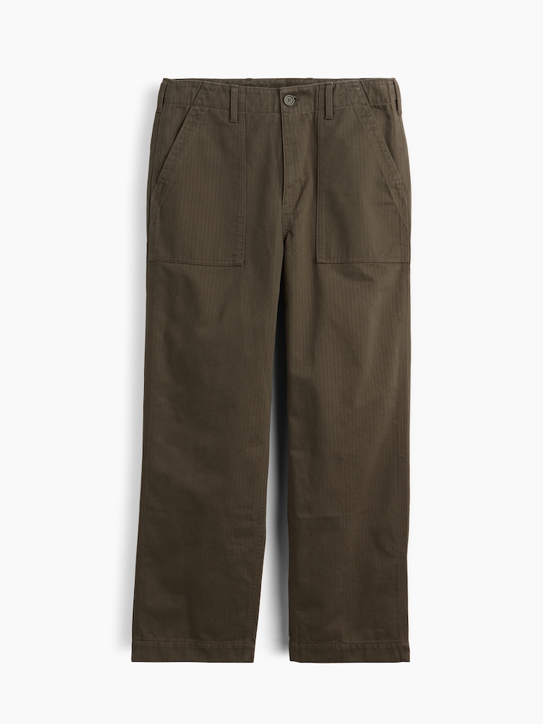 Herringbone '90s Loose Pants