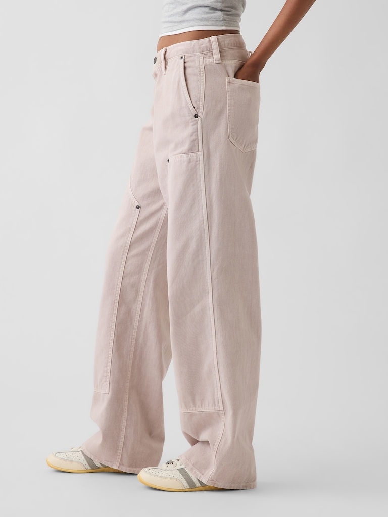 Low Rise '90s Loose Double-Knee Carpenter Pants