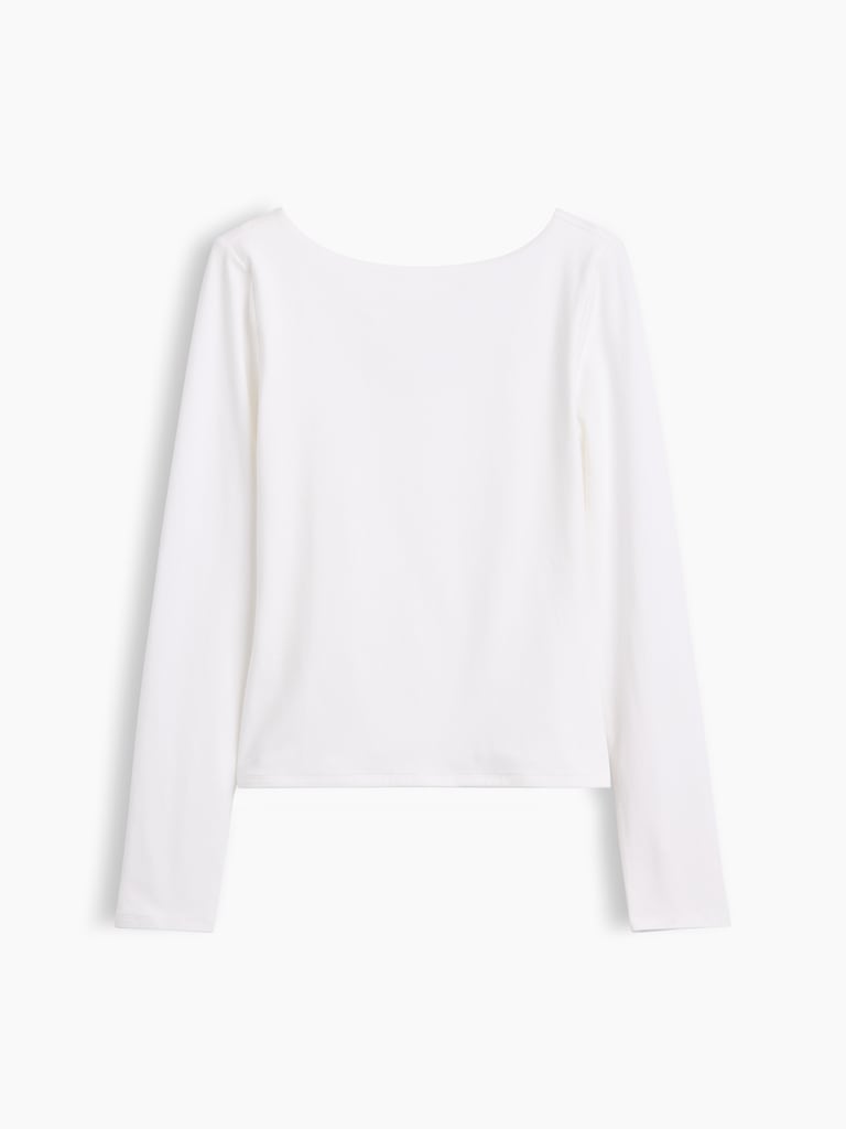 CloseKnit Jersey Scoop-Back T-Shirt