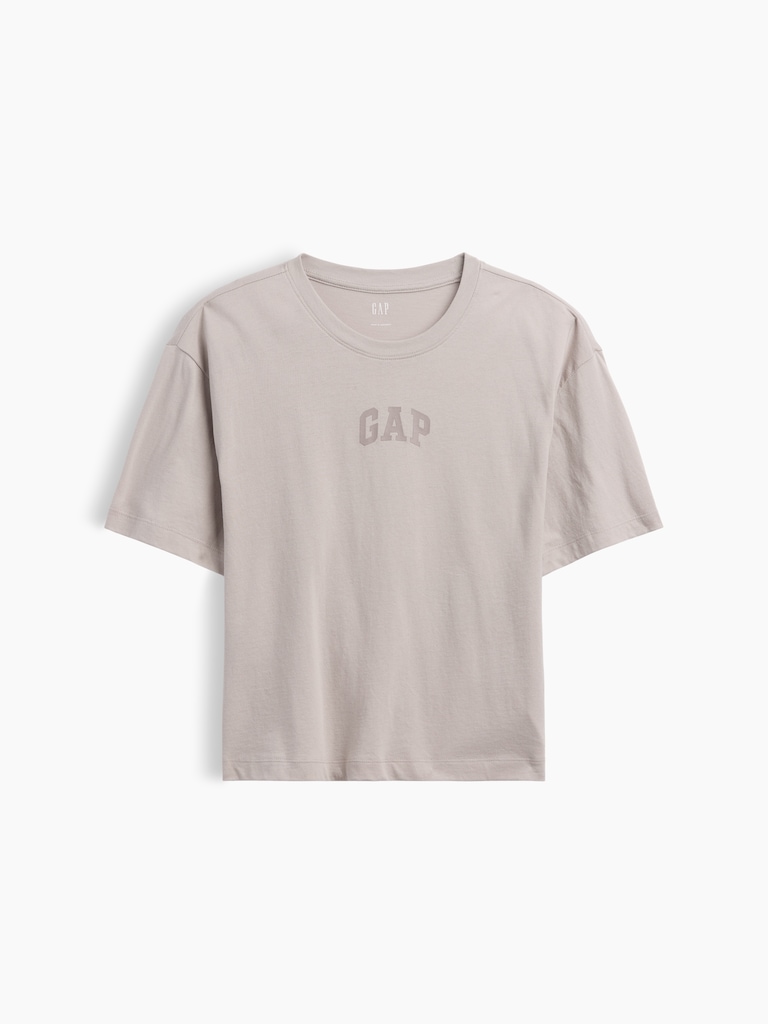 Relaxed Gap Mini Logo T-Shirt