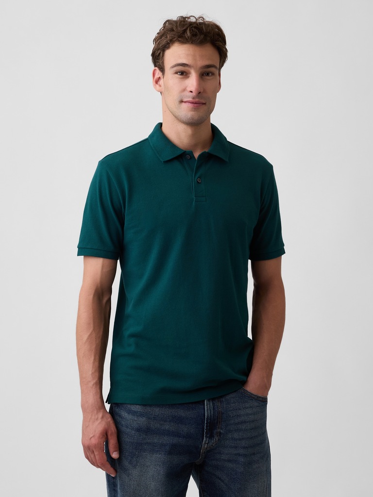 Stretch Pique Polo Shirt