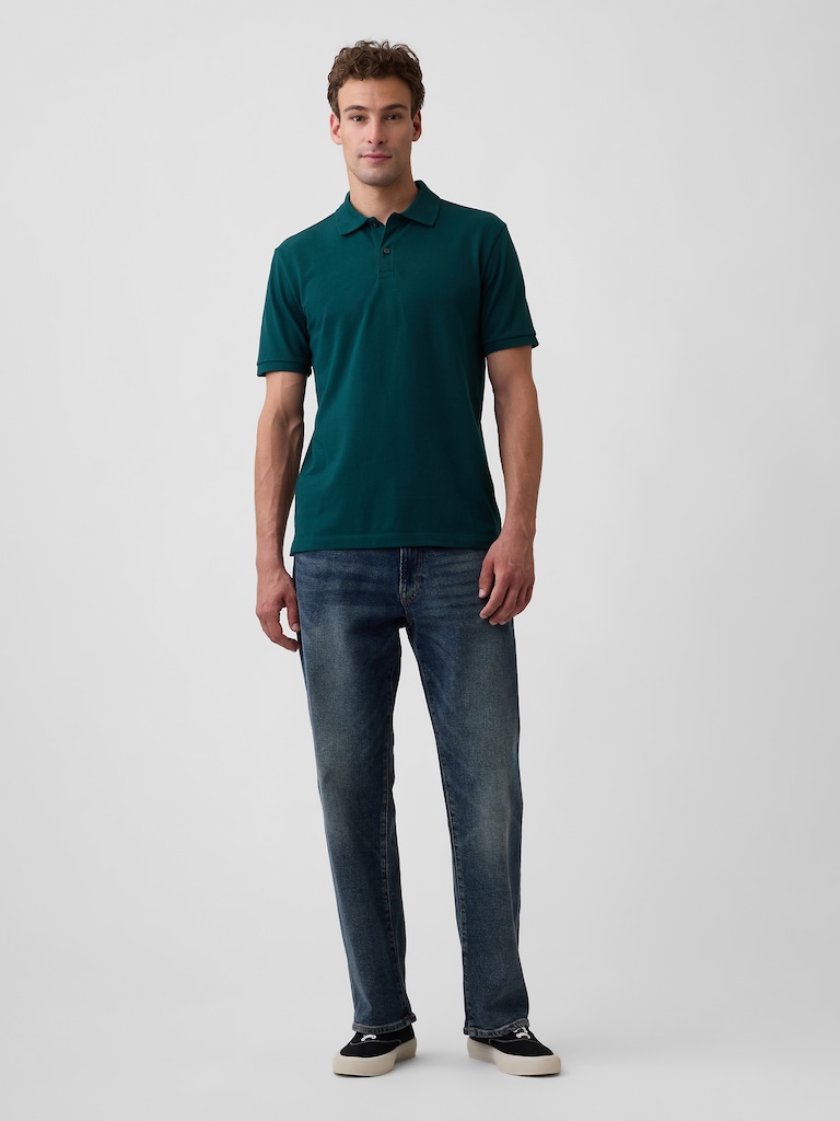 Stretch Pique Polo Shirt