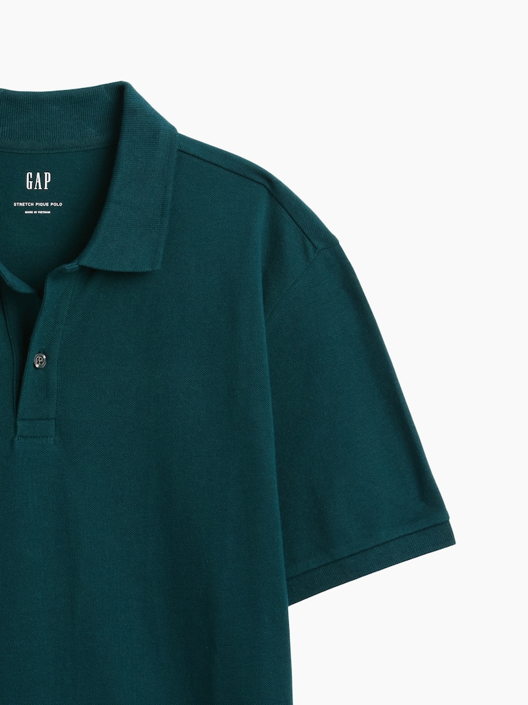 Stretch Pique Polo Shirt
