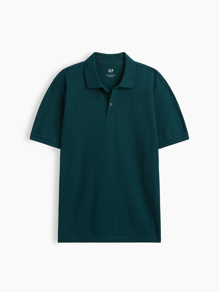 Stretch Pique Polo Shirt