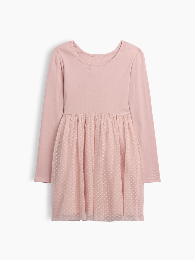 Kids Ribbed Dress