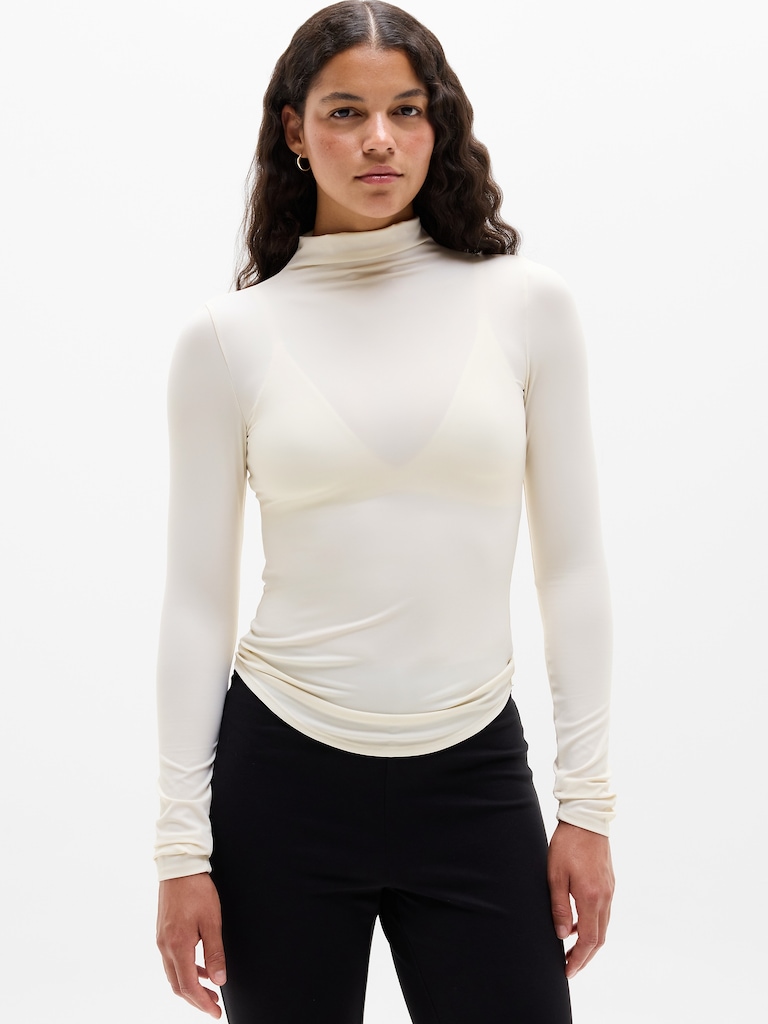 BodyMove Mock Neck Top