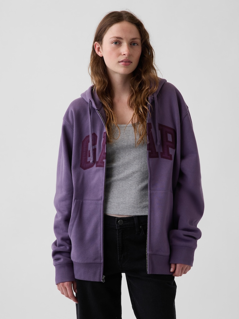 Adult VintageSoft Arch Logo Zip Hoodie