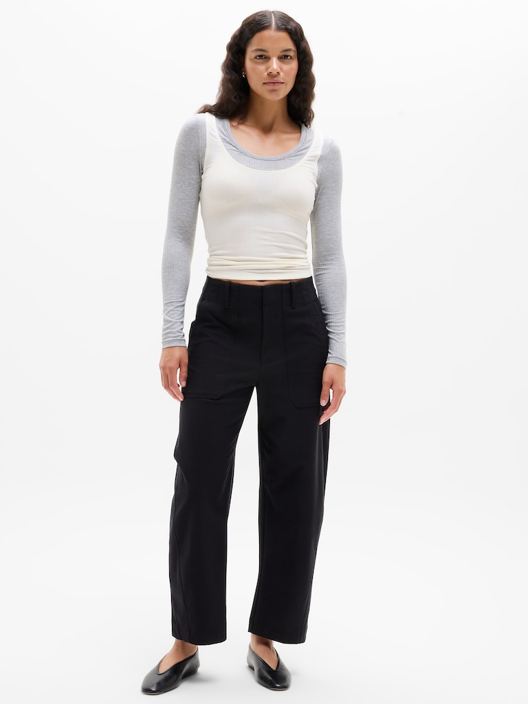 Perfect Rib Layered Top