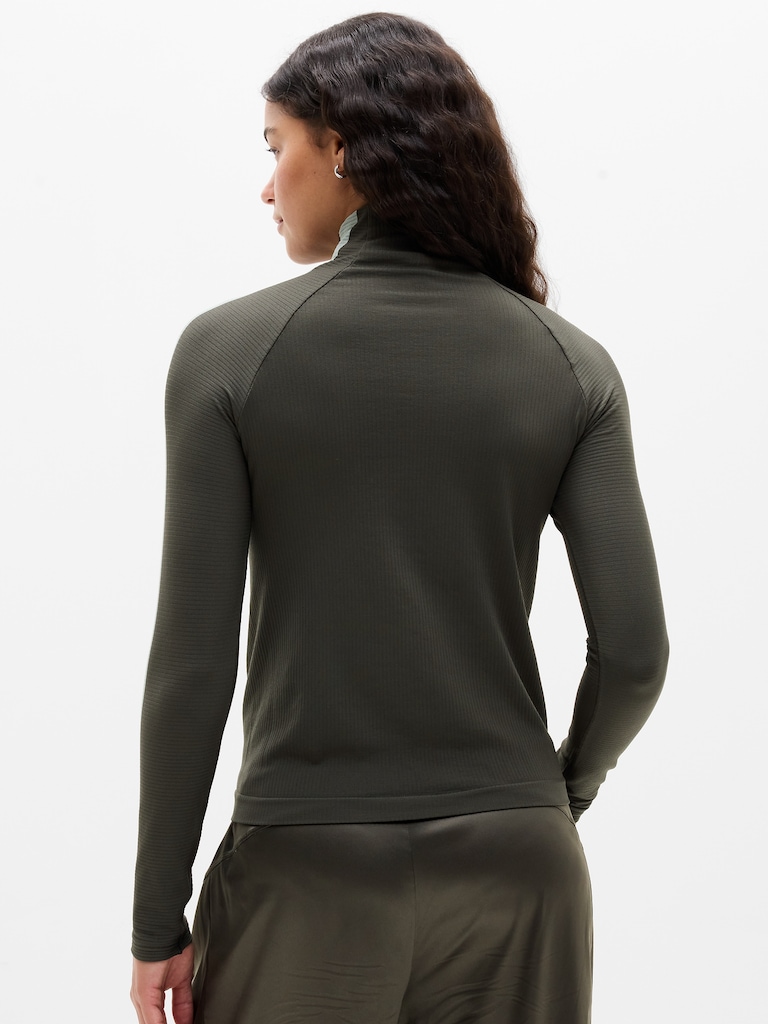Renew Seamless Mock Neck Top