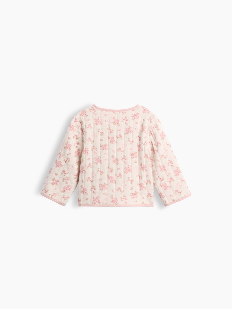 Baby Quilted Gauze Reversible Jacket