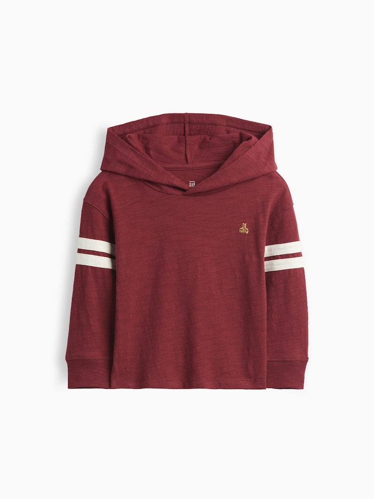 Baby & Toddler Organic Cotton Hooded T-Shirt