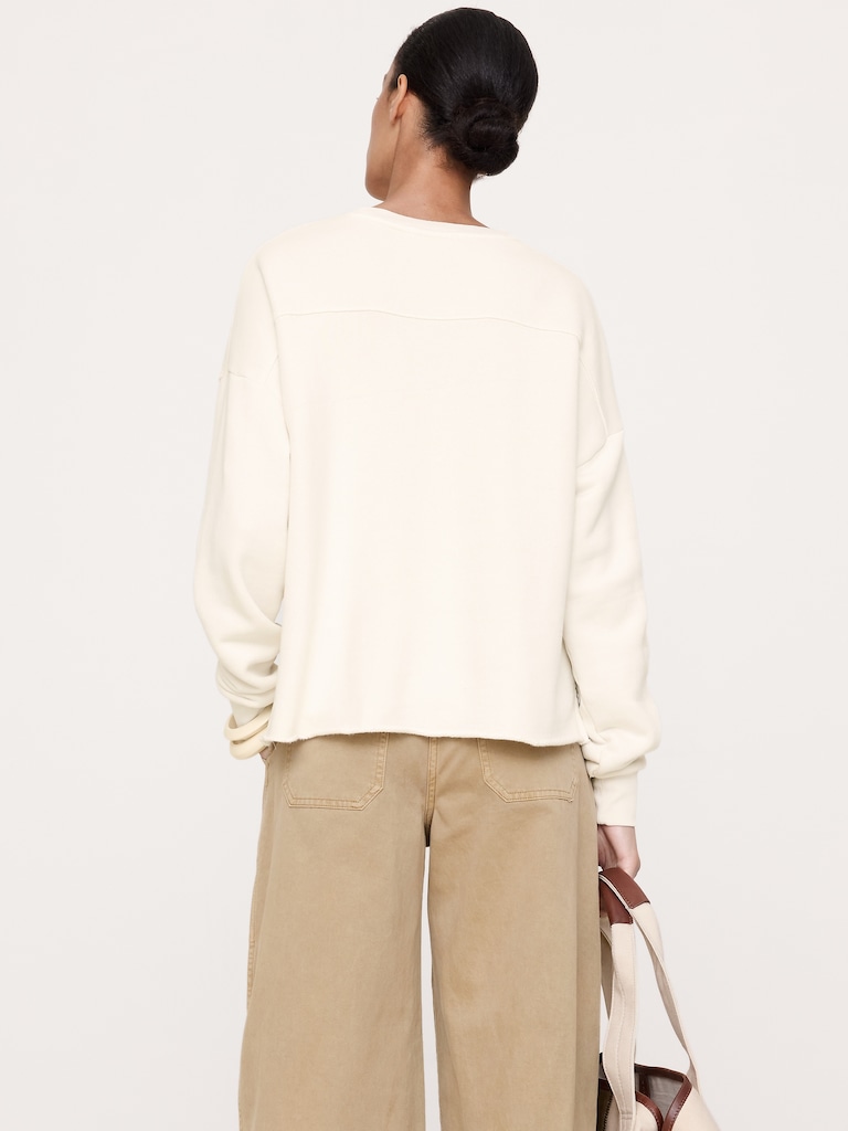 Terry Boxy Sweatshirt