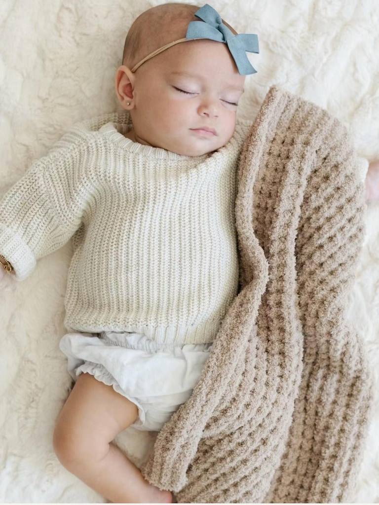 Saranoni Waffle Knit Mini Blanket
