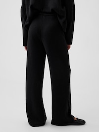 Kids CashSoft Wide-Leg Sweater Pants