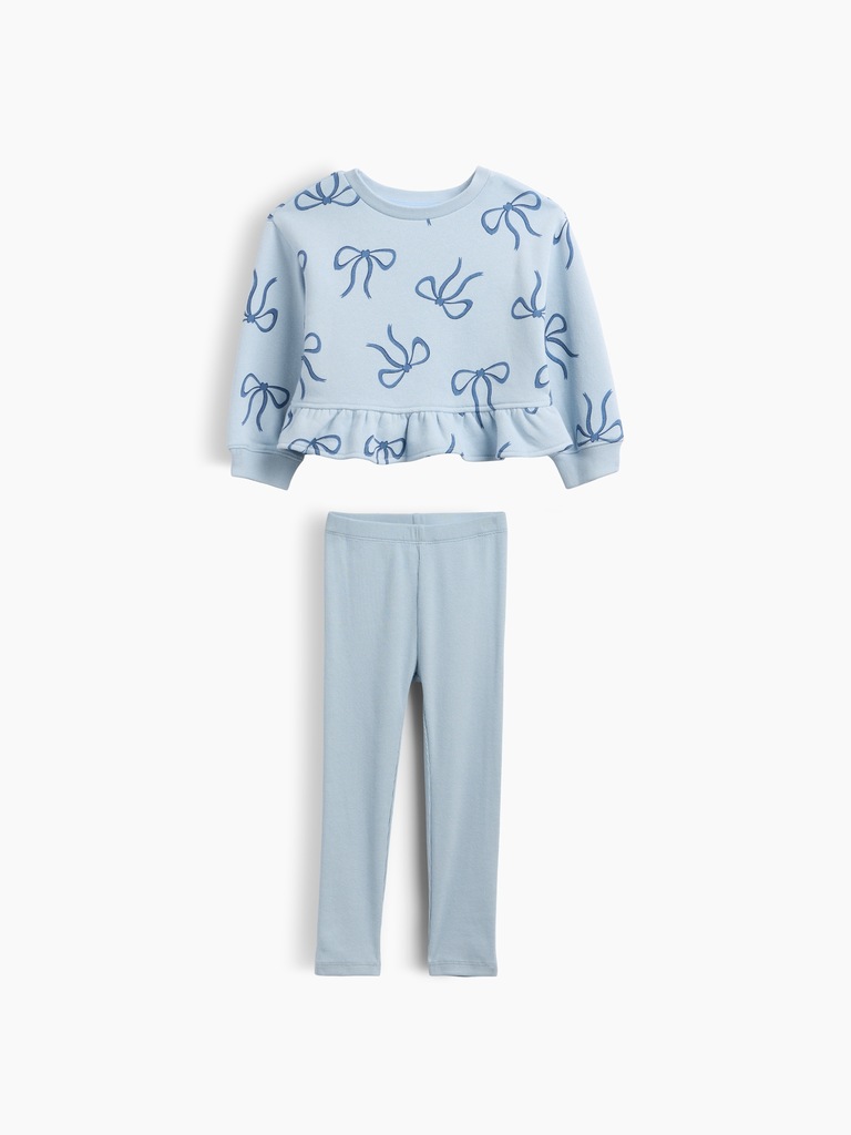Baby & Toddler Peplum Sweatshirt & Leggings Set