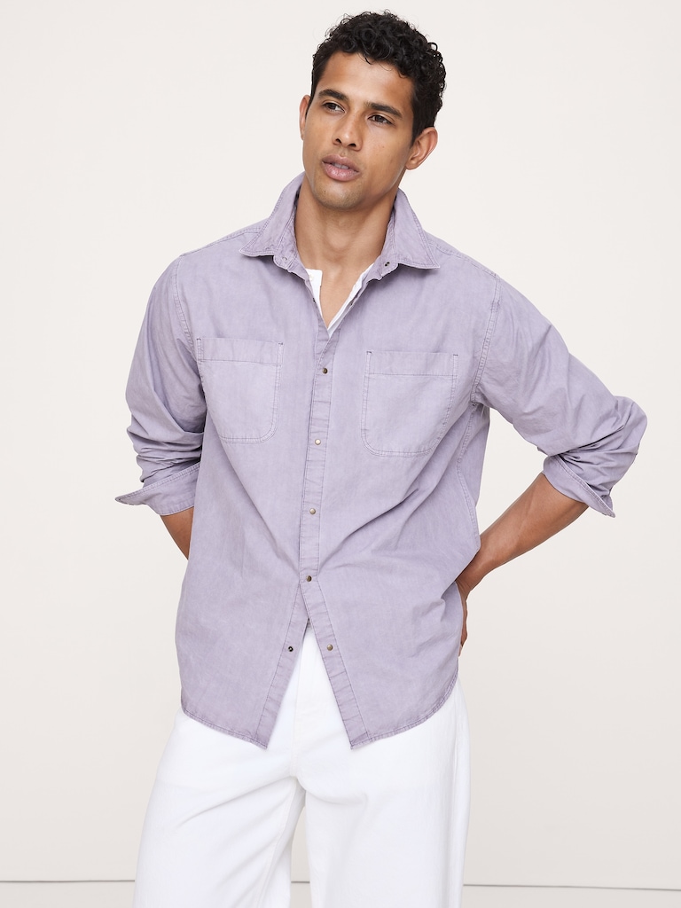 Archive Reissue Relaxed-Fit Cotton Poplin Shirt