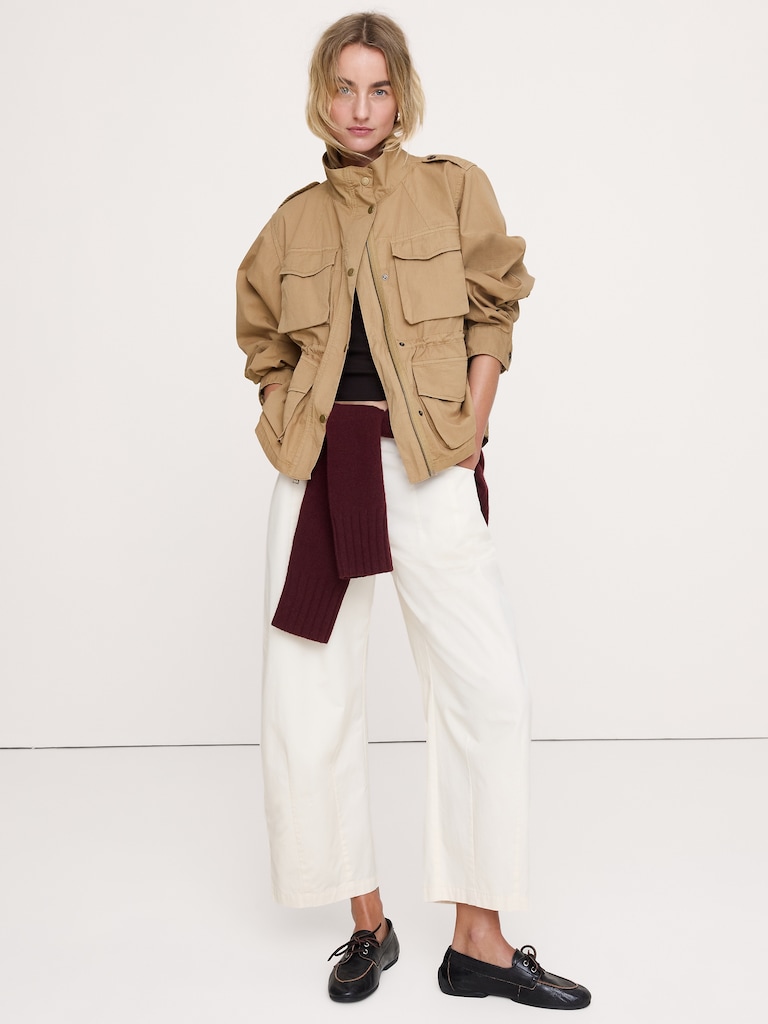 Blouson d’aviateur en coton indéchirable