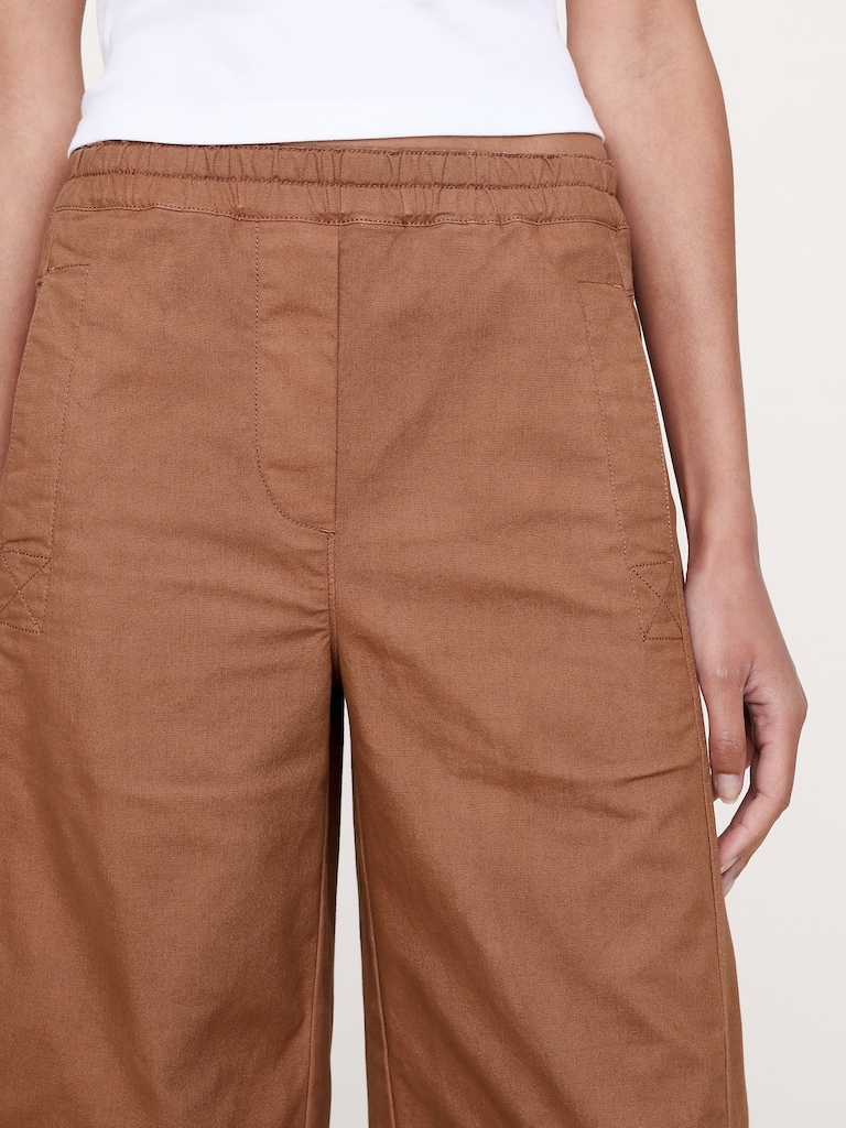 Mid-Rise Relaxed Painter Pull-On Pant