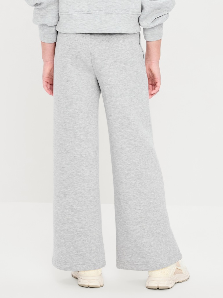 High-Waisted Bounce Fleece Wide-Leg Sweatpants for Girls