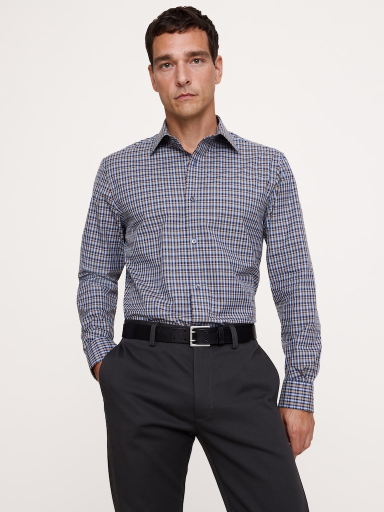 Standard-Fit Wrinkle-Resistant Dress Shirt