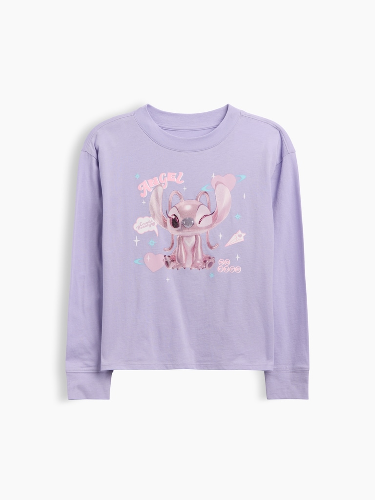 GapKids × Disney Lilo and Stitch Oversized Graphic T-Shirt