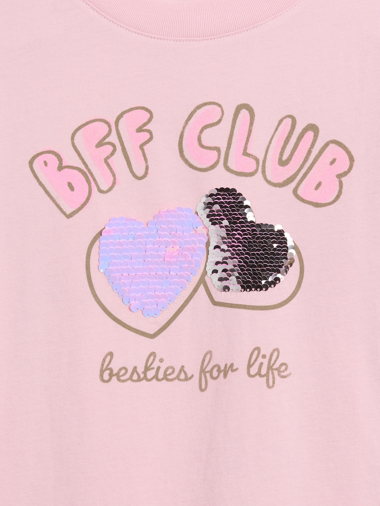 Kids Oversized Graphic T-Shirt