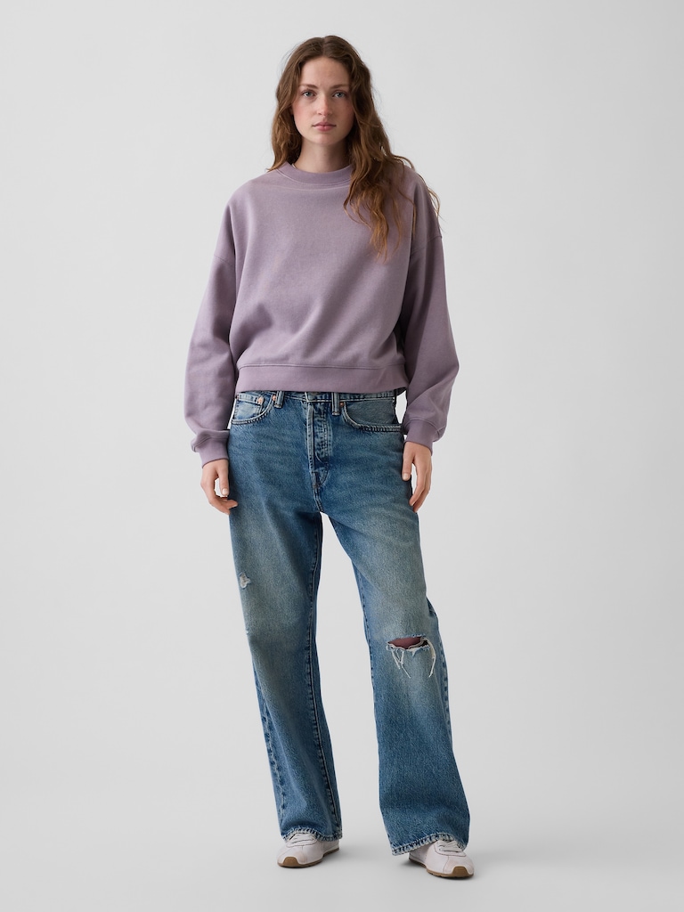 VintageSoft Wedge Crew Sweatshirt