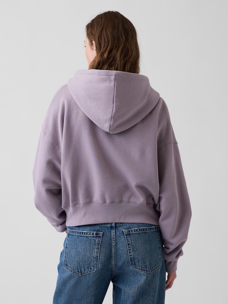 VintageSoft Wedge Zip Hoodie