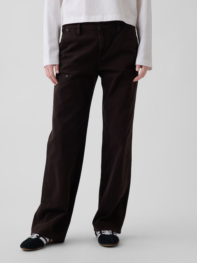 Low Rise '90s Loose Double-Knee Carpenter Pants
