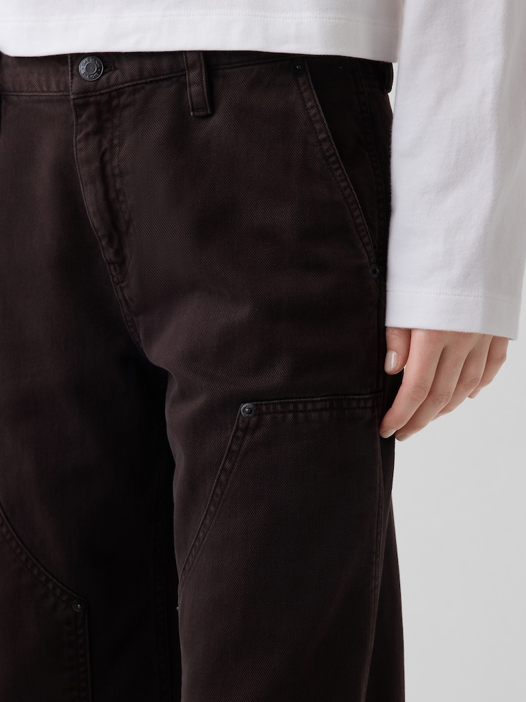 Low Rise '90s Loose Double-Knee Carpenter Pants
