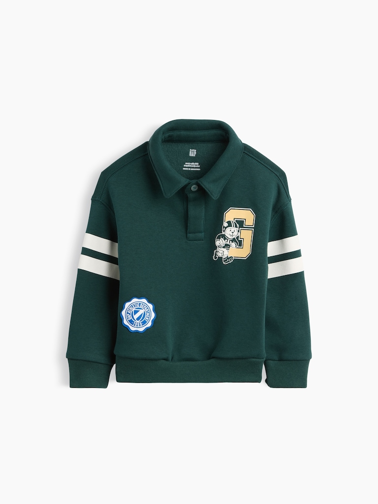 Baby & Toddler VintageSoft Varsity Logo Polo Sweatshirt