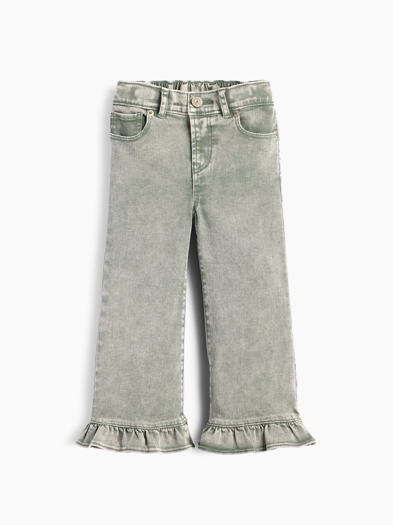 Baby & Toddler Ruffle-Hem Stride Jeans