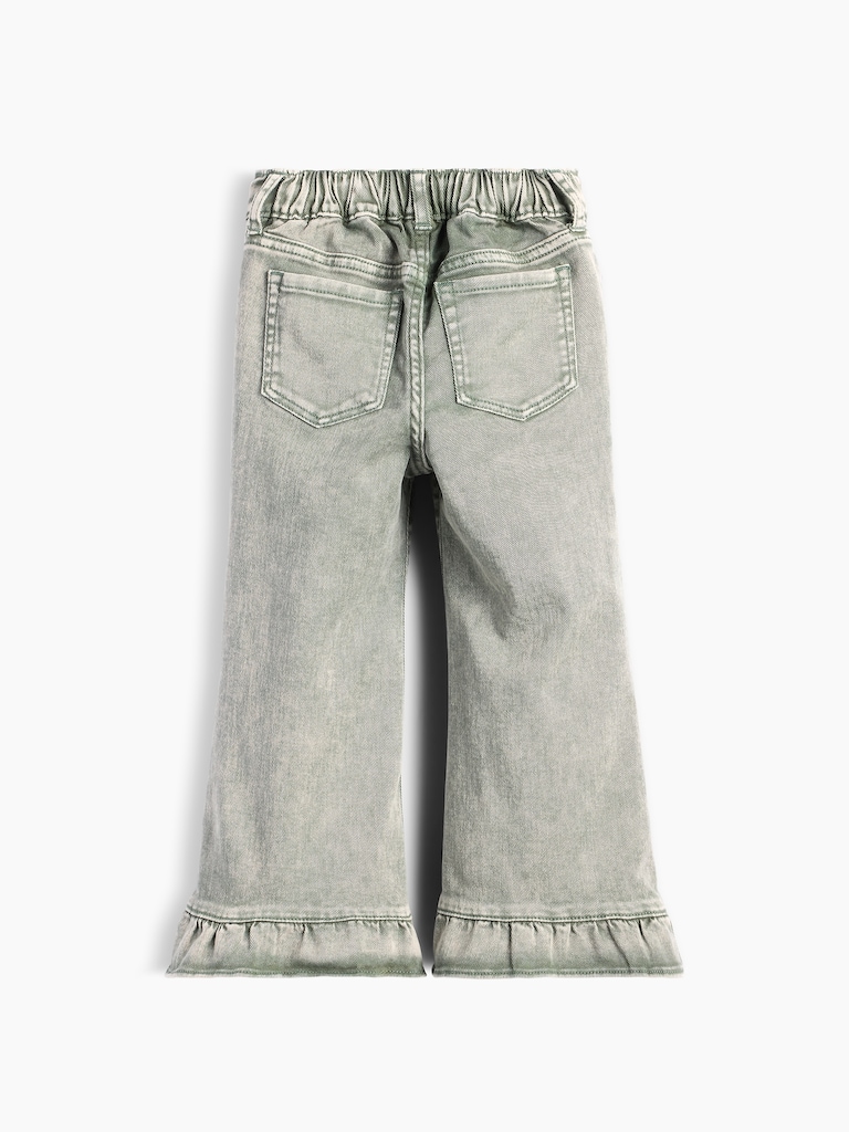 Baby & Toddler Ruffle-Hem Stride Jeans