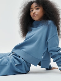 Kids VintageSoft Oversized Split-Hem Sweatshirt