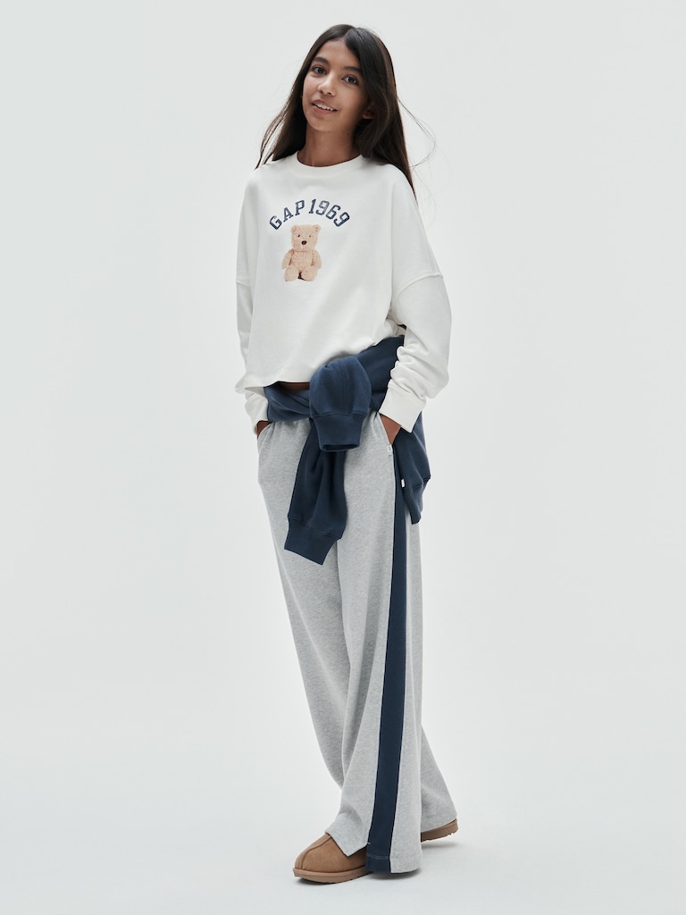 Kids VintageSoft Baggy Varsity Sweatpants