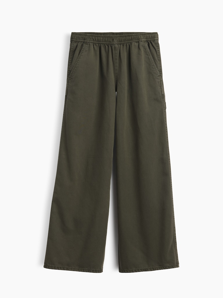 Kids Easy Wide-Leg Utility Pants