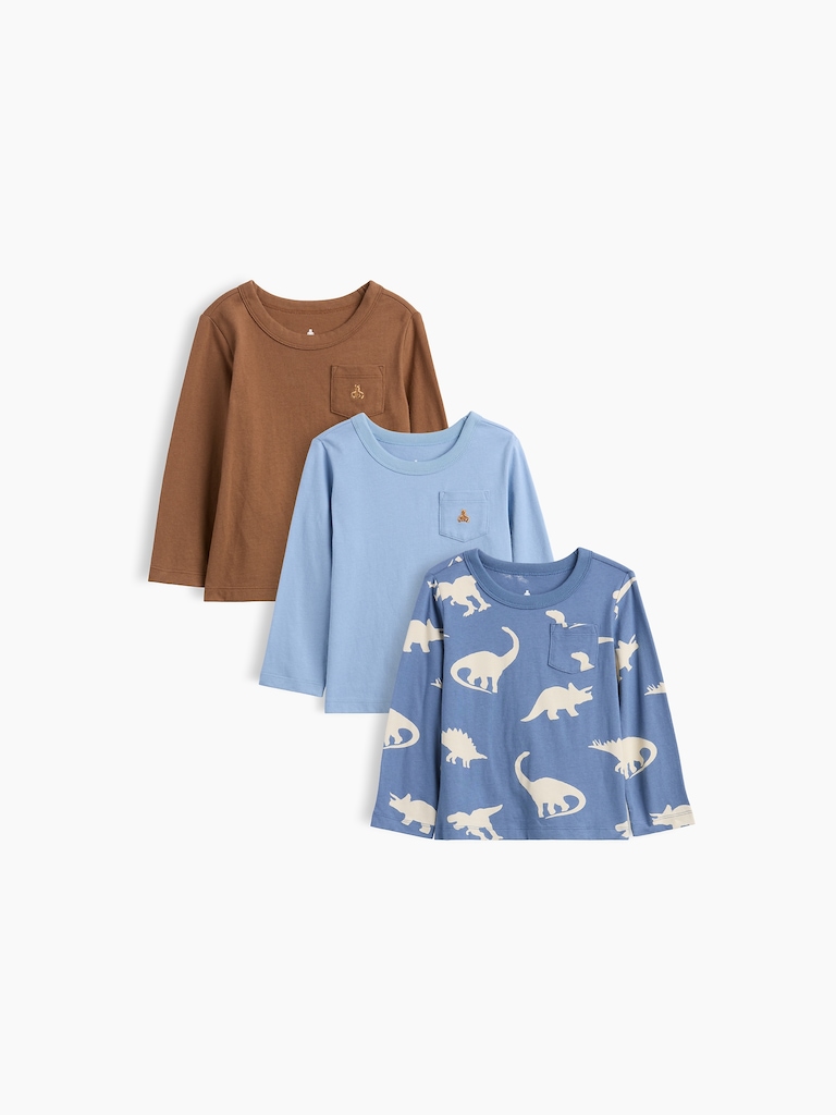 Baby & Toddler Mix & Match Pocket T-Shirt (3-Pack)